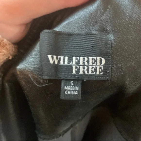 Wilfred Free Daria Pant High-waisted Vegan Leather leggings S - Picture 11 of 12